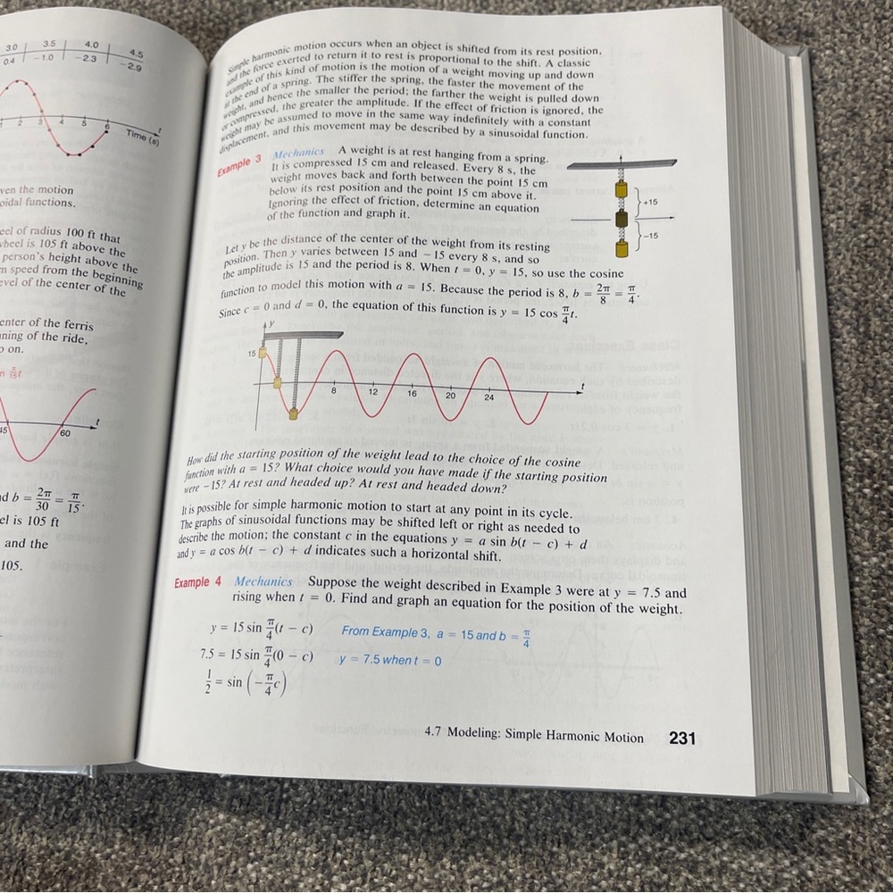 Prentice Hall Advanced Mathematics : A Precalculus Approach, 1993 Textbook Math - Picture 8 of 16